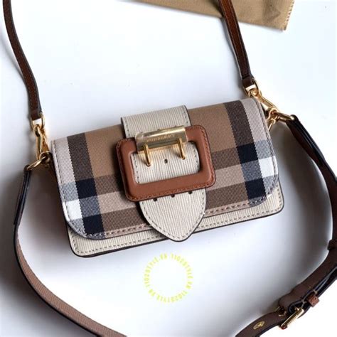 túi xách kẻ burberry leflair|túi chéo burberry.